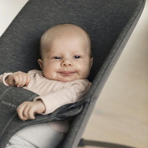 BabyBjörn Baby Bouncers BLISS 3D Jersey, Charcoal Grey
